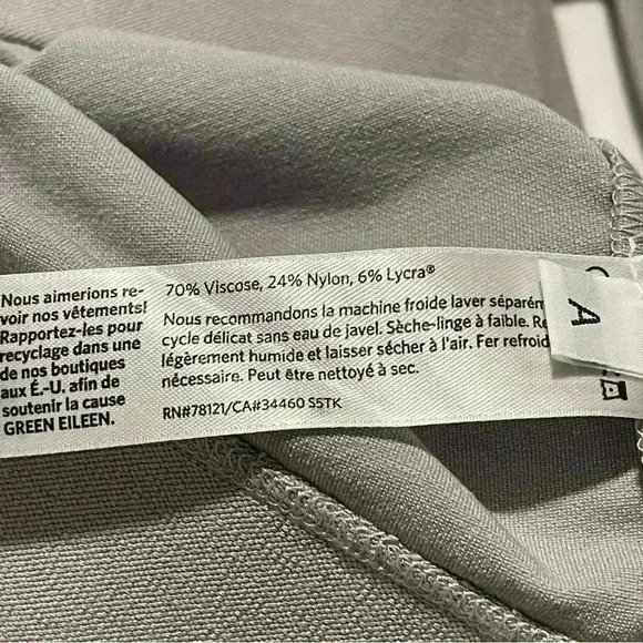 EILEEN FISHER Sand Pants Sz S Women's RN 78121 CA 34460; Heavy Knit; Cropped - Picture 7 of 8